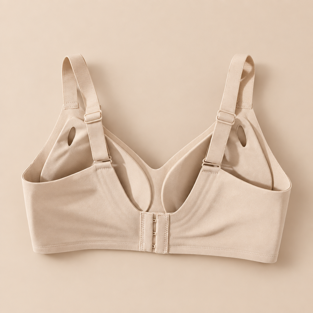 Beige bra back view using the new reference